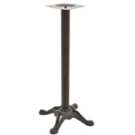 mesa-alta-rodano-negra-base-110-cms-y-tapa-de-60×60-cms-color-a-elegir