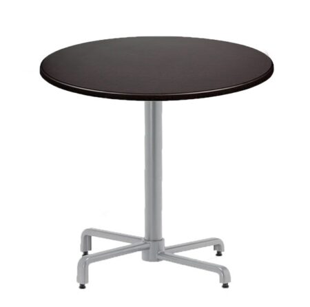 Mesa BAHIA, abatible, plata, base de 72 cms y tapa 70 cms. Color a elegir, Tableros de 70 cms: WERZALIT SM - NEGRO 55