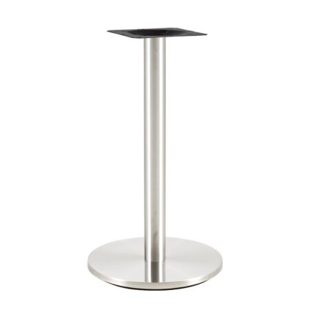 Mesa BENAGIL, acero inoxidable, base de 72 cms y tapa 60 x 60 cms. Color a elegir, Tableros de 60x60 cms: BILAMINADO VINTAGE HD7348