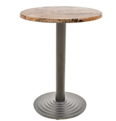 Mesa EBRO, negra, base de 72 cms y tapa de 60 cms. Color a elegir, Tableros de 60 cms: WERZALIT SM - EX WORKS 122