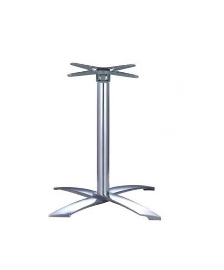 Mesa GATHER, aluminio, abatible, base de 73 cms y tapa 60x60 cms. Color a elegir, Tableros de 60x60 cms: BILAMINADO VINTAGE HD7347