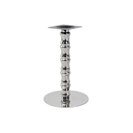 Mesa KARNAK, acero inox., tapa de 60x60 cms. Color a elegir, Tableros de 60x60 cms: WER-UNIART, NEGRO 3190