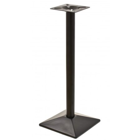 Mesa SOHO, alta, negra, base de 110 cms y tapa de 60x60 cms. Color a elegir, Tableros de 60x60 cms: WER-FANTASY, MÁLAGA 5766