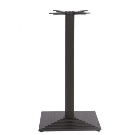 Mesa alta TIBER, negra, base de 110 cms y tapa de 110 x 70 cms. Color a elegir, Tableros 110x70 cms: WERZALIT SM - EX WORKS 122