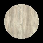 Mesa alta TIBER, negra, base de 110 cms y tapa de 80 cms. Color a elegir, Tableros de 80 cms: WERZALIT SM - PONDEROSA BLANCO 178