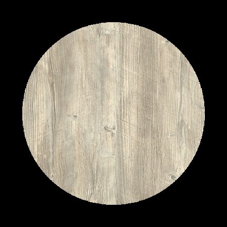 Mesa alta TIBER, negra, base de 110 cms y tapa de 80 cms. Color a elegir, Tableros de 80 cms: WERZALIT SM - PONDEROSA BLANCO 178