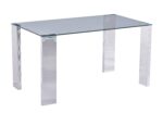 mesa-betsy-acero-inoxidable-cristal-templado-160×90-cms