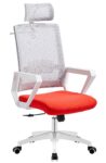 sillon-de-oficina-aston-blanco-malla-gris-tejido-rojo