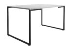 mesa-porto-135-metal-negro-tapa-mdp-color-blanco-135-x-90-cms