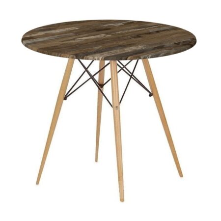 Mesa STAR, madera, base de 71 cms y tapa de 70 cms. Color a elegir, Tableros de 70 cms: WER-WOODART, MARCAIBO 4614
