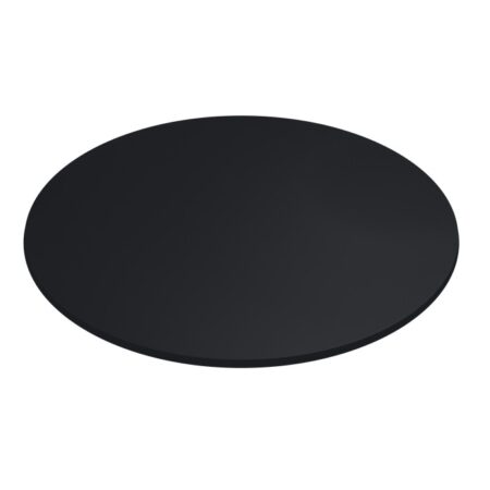 Tablero de mesa COMPACTO, 12 mm. de espesor, Negro 3190, Tavilo, 69 cms de diámetro