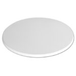 Tablero de mesa WER-UNIART, Blanco 3101, 70 cms de diámetro