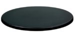 Tablero de mesa WER-UNIART, Negro 3190, 60 cms de diámetro
