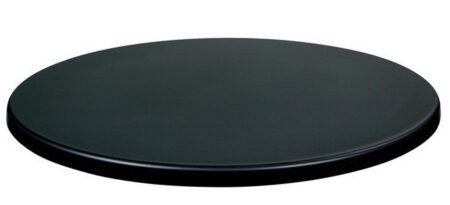 Tablero de mesa WER-UNIART, Negro 3190, 80 cms de diámetro