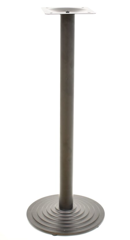 Base de mesa EBRO NEW 110, alta, negra, 43 cms de diámetro, altura 110 cms