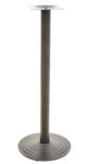 Base de mesa EBRO NEW 110, alta, negra, 43 cms de diámetro, altura 110 cms