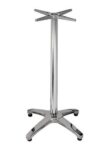 Base de mesa ROMA NEW, alta, 4 brazos, inoxidable y aluminio*