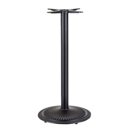 Mesa alta ARNO, negra, base de 110 cms y tapa de 60 cms. Color a elegir, Tableros de 60 cms: BILAMINADO VINTAGE HD7347