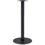 mesa-alta-bombay-negra-base-de-110-cms-y-tapa-de-70×70-cms-color-a-elegir