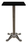 mesa-alta-rodano-negra-base-110-cms-y-tapa-de-60×60-cms-color-a-elegir