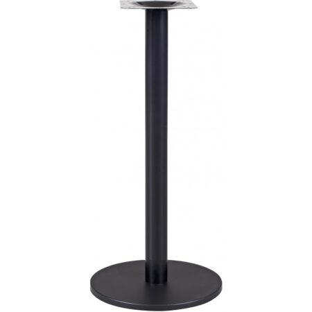 Mesa BOHEME, alta, negra, base de 110 cms y tapa de 60 cms. Color a elegir, Tableros de 60 cms: BILAMINADO VINTAGE HD7347