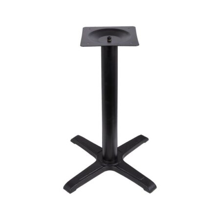 Mesa CARIBE, negra, base de 72 cms y tapa de 60 cms. Color a elegir, Tableros de 60 cms: WERZALIT SM - MONTPELLIER 214
