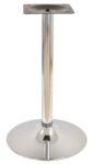 Mesa CRISS, base de 73 cms y tapa de 70x70 cms. Colores a elegir, Bases CRISS, altura 73 cms: Cromada, Tableros de 70x70 cms: SMARTLINE - DESIGNLINE 9033