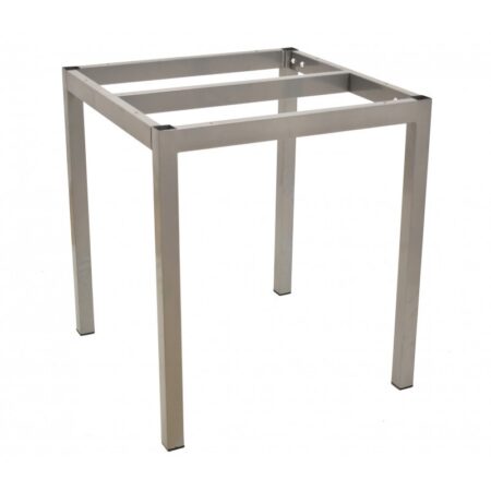 Mesa LIRIO, metal, base de 65 x 65 cms y tapa 70 x 70 cms. Color a elegir, Tableros de 70x70 cms: BILAMINADO VINTAGE HD7347