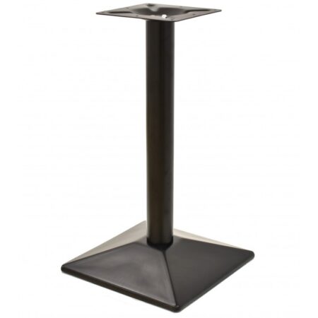 Mesa SOHO, negra, base de 72 cms y tapa de 60 cms. Color a elegir, Tableros de 60 cms: WER-WOODART, AVALON PINE 4729
