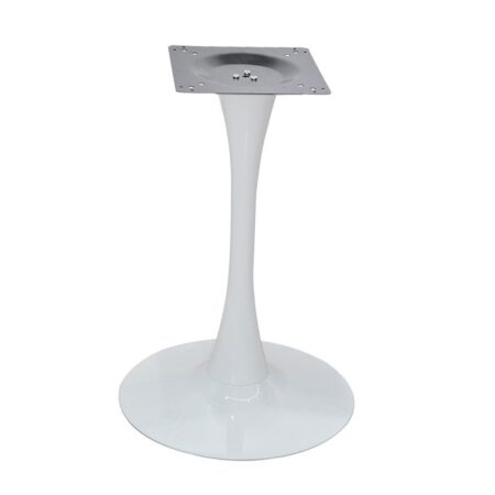 Mesa TULIP, base de 70 cms y tapa de 70 x 70 cms. Color a elegir, Tableros de 70x70 cms: WERZALIT SM - FINDUS 295, Base TULIP altura 70 cms: Blanca