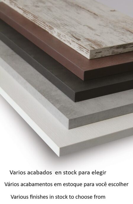 Tablero de melamina 30 mm, NEGRO 10, 120 x 80 cms