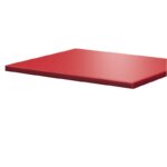 Tablero de mesa Werzalit Alemania, ROJO 328, 110 x 70 cms*
